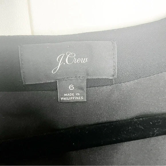 J. Crew‎ black Wrap Dress - Picture 6 of 7